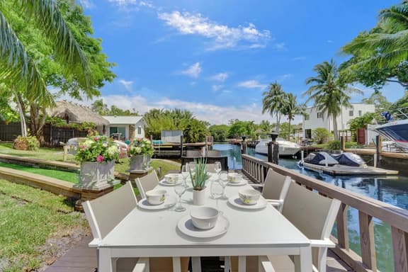 Monthly - Waterfront Bliss - Sunset Dock house